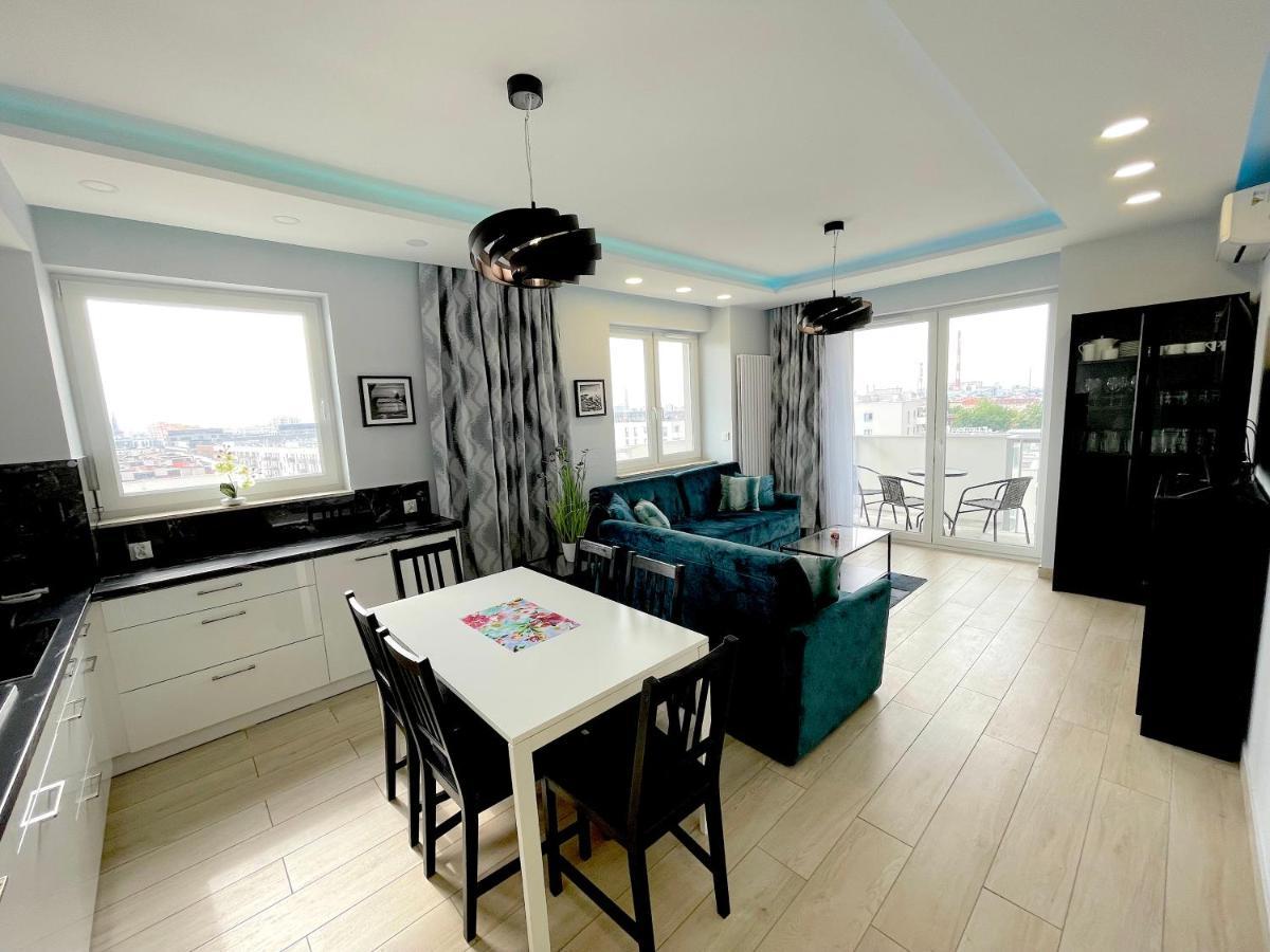 Apartament Z Tarasem I Widokiem Na Odre Breslavia Exterior foto