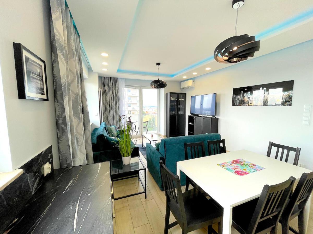 Apartament Z Tarasem I Widokiem Na Odre Breslavia Exterior foto